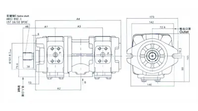 HL11 内啮合齿轮双联泵