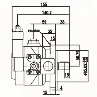 中压可变容量叶片油泵