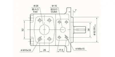 高压固定容量叶片油泵