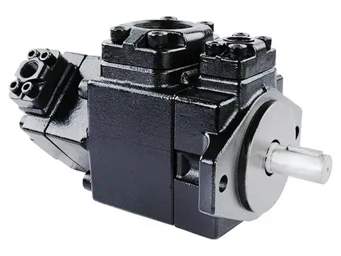 高压固定容量双联叶片油泵