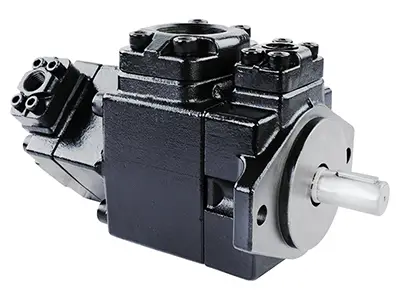 高压固定容量双联叶片油泵